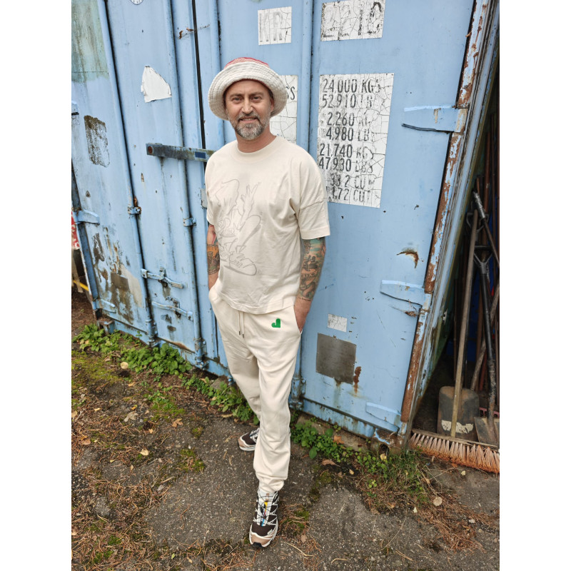 The Unisex Joggin/Sweatpants elfenben, Jokeren Logo - Mover 2.0