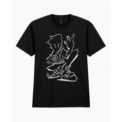 Sort Jokeren T-shirt | Timmi Oneliner Mensah, sort og grå